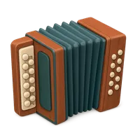 3D isometric icon of Accordion