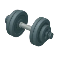 3D isometric icon of Adjustable Dumbbell