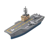 3D isometric icon of Aircraft Carrier