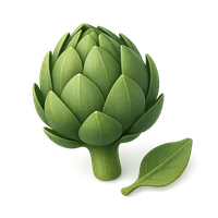 3D isometric icon of Artichoke