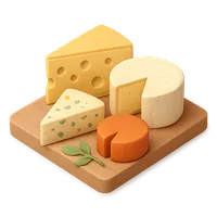 3D isometric icon of Artisan Cheese