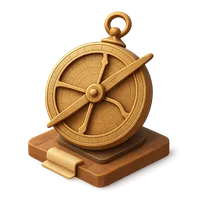3D isometric icon of Astrolabe