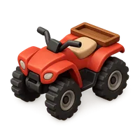 3D isometric icon of ATV