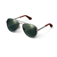 Isometric 3D aviator sunglasses icon for fashion, eyewear, and summer lifestyle design