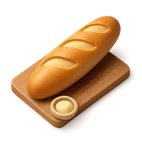3D isometric icon of Baguette