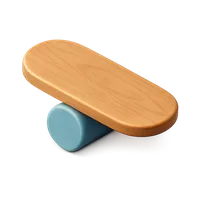 3D isometric icon of Balance Board