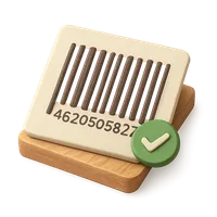 3D isometric icon of Barcode