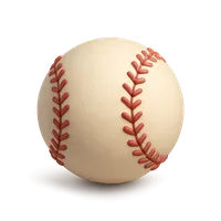 3D isometric icon of Baseball