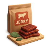 3D isometric icon of Beef Jerky