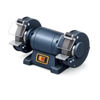 Bench grinder isometric 3D icon for workshop, repair, and industrial tool illustrations