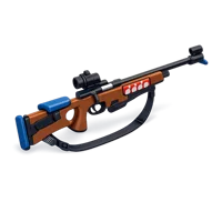 Biathlon rifle isometric 3D icon for winter sports, Olympic competition, and training themed designs