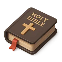 3D isometric icon of Bible