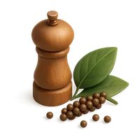 3D isometric icon of Black Pepper