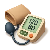 3D isometric icon of Blood pressure monitor