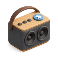 3D isometric icon of Bluetooth Speaker