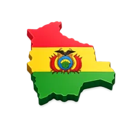 Bolivia isometric 3D icon for country, travel, and geography themed designs