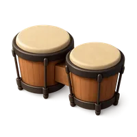 3D isometric icon of Bongos