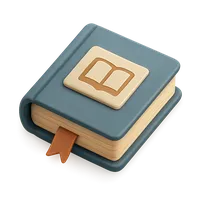 3D isometric icon of Book