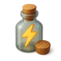 3D isometric icon of Bottled Lightning