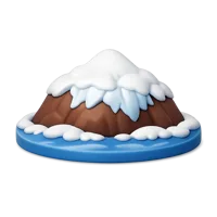 Bouvet Island premium front-facing 3D UI icon for travel, geography, and map interfaces