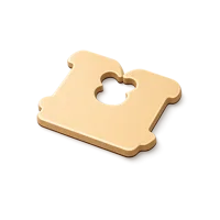 Isometric 3D bread clip icon for food packaging, kitchen storage, and household design use