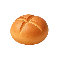 3D isometric icon of Bread Roll