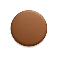 Brown circle 3D icon in a premium front-facing UI style for buttons, symbols, and interface elements.