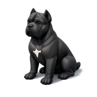 Cane Corso isometric 3D dog icon for pet, veterinary, and animal breed content