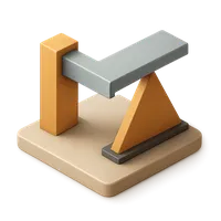 3D isometric icon of Cantilever