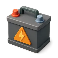 3D isometric icon of Car Battery