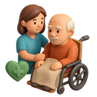 3D isometric icon of Caregiver