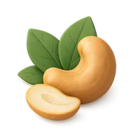 3D isometric icon of Cashew