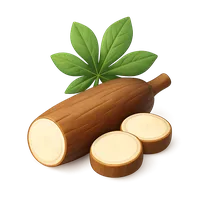 3D isometric icon of Cassava