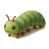 3D isometric icon of Caterpillar