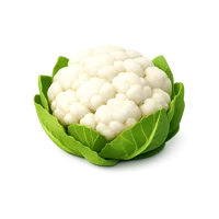Free isometric 3D cauliflower icon for food, grocery, and healthy eating designs