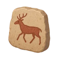 3D isometric icon of Cave Painting