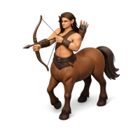 Isometric 3D centaur icon, free fantasy mythology character download