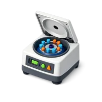Isometric 3D centrifuge icon for laboratory, medical, and scientific research use