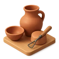 3D isometric icon of Ceramics