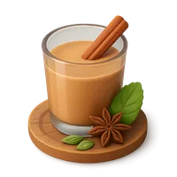 3D isometric icon of Chai