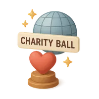 3D isometric icon of Charity Ball
