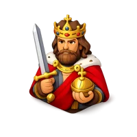 Charlemagne isometric 3D icon for history, medieval education, and cultural heritage content