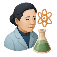 3D isometric icon of Chien-Shiung Wu