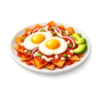 Chilaquiles isometric 3D icon, free download for Mexican food menus, recipe apps, and restaurant branding