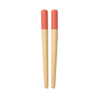 Chopsticks front-facing 3D UI icon for food, dining, and restaurant app interfaces