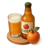 3D isometric icon of Cider