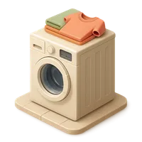 3D isometric icon of Clothes Dryer