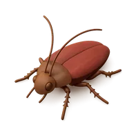 3D isometric icon of Cockroach