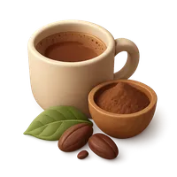 3D isometric icon of Cocoa