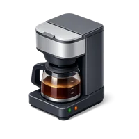 Coffee Maker isometric 3D icon for kitchen appliance, cafe, and home brewing visuals